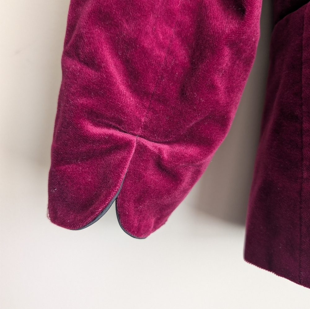 Le Chateau Velvet Tuxedo Shawl Collar Blazer - Picture 6 of 8